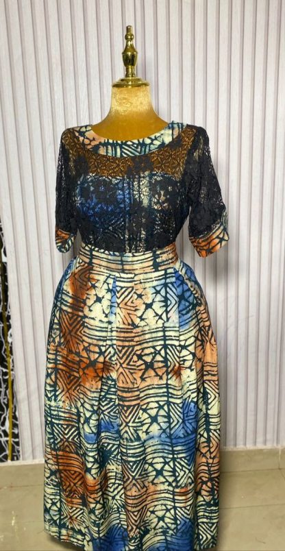 2pcs pleated skirt and top made from original silk