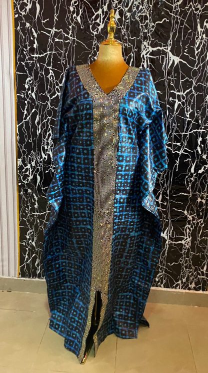 Stoned v-neck Kampala dress